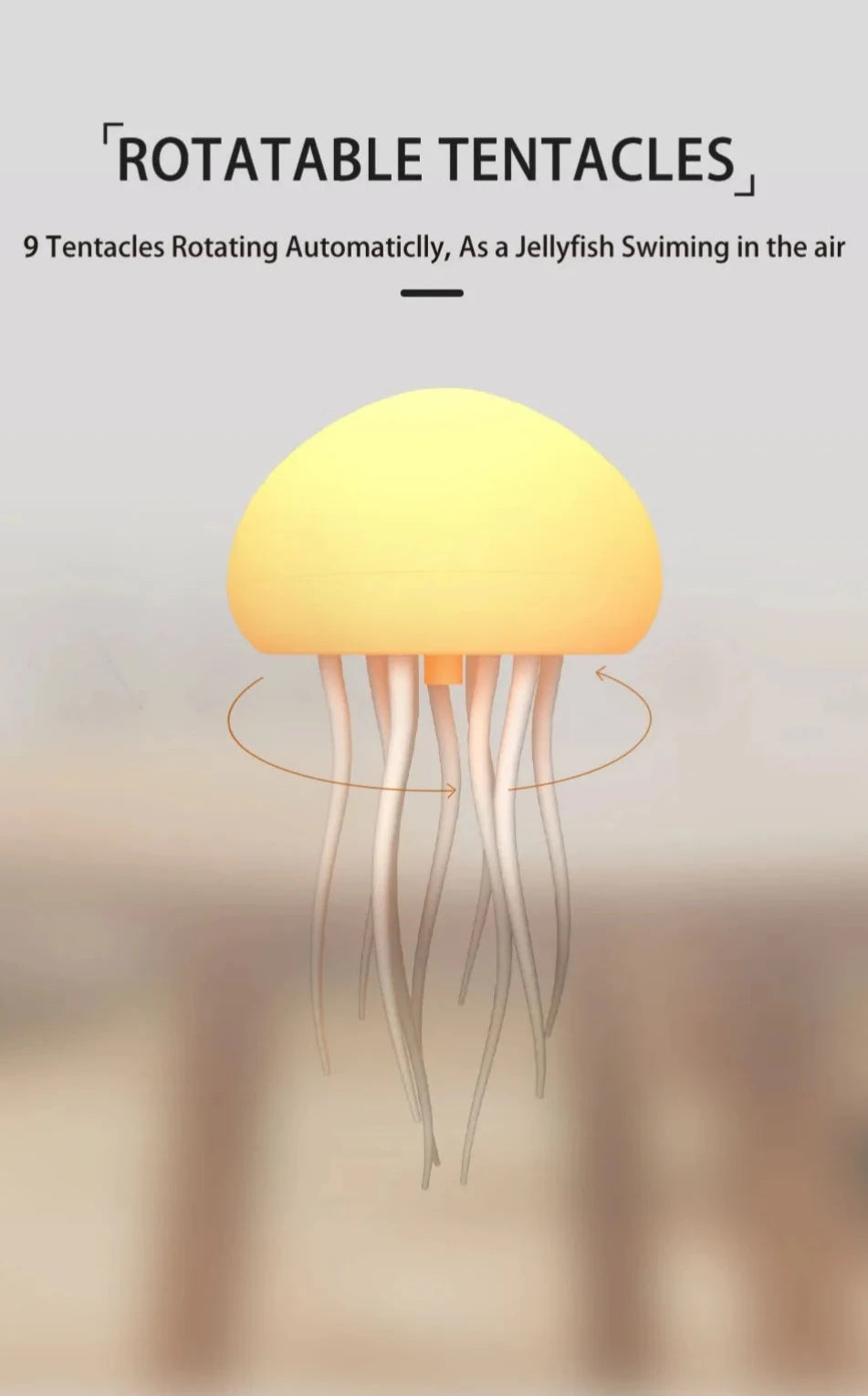 LumiJelly's dancing jellyfish lamp